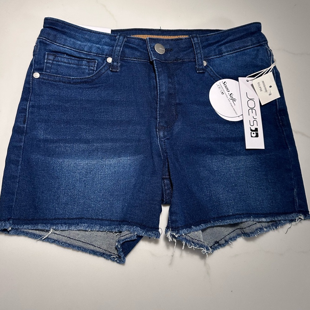NWT Joe’s Jeans The Markie Mid Rise Denim Cotton Blend Shorts Kids Size 16